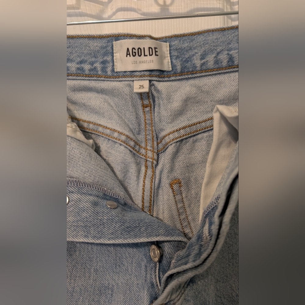 Agolde 90s Pinch Waist High Rise Straight Jeans - Picture 5 of 6